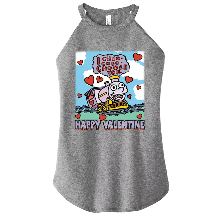 I Choo Choo Choose You Happy ValentineS Day The Sim!Pson Choo Choo Choo Women’s Perfect Tri Rocker Tank