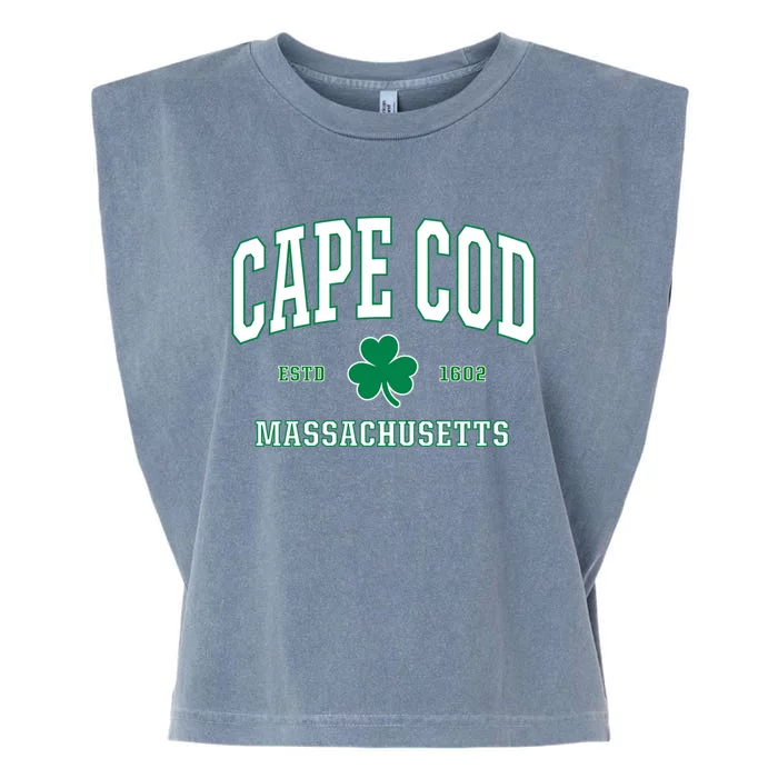 Irish Cape Cod Gift St Patricks Day Gift Mass Usa Garment-Dyed Women's Muscle Tee