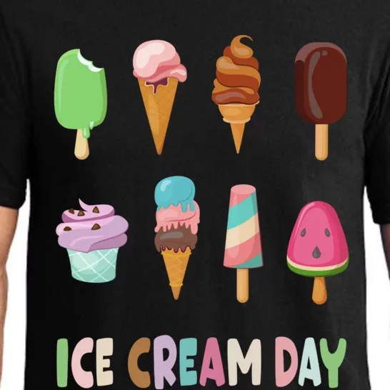 Ice Cream Day Gift Ice Cream Party Gift Pajama Set