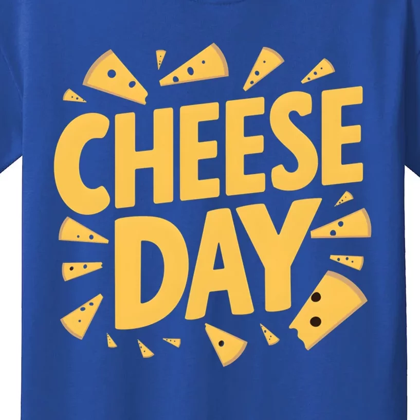 International Cheese Day Celebration Product Gift Kids T-Shirt