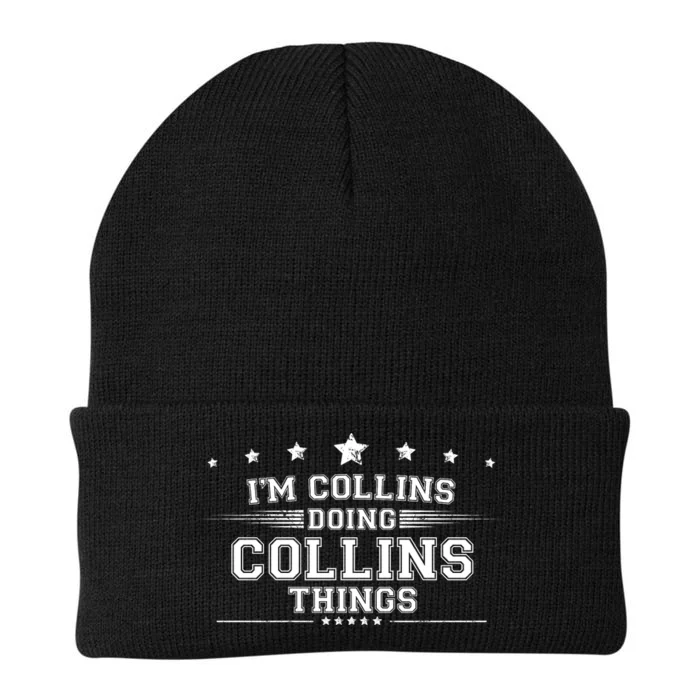 Im Collins Doing Collins Things Knit Cap Winter Beanie