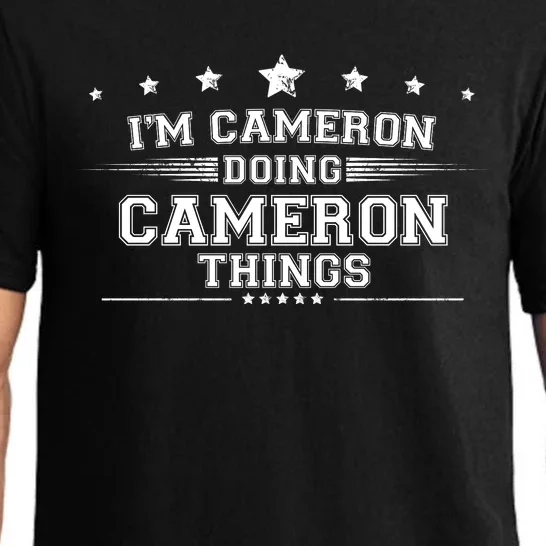 Im Cameron Doing Cameron Things Pajama Set