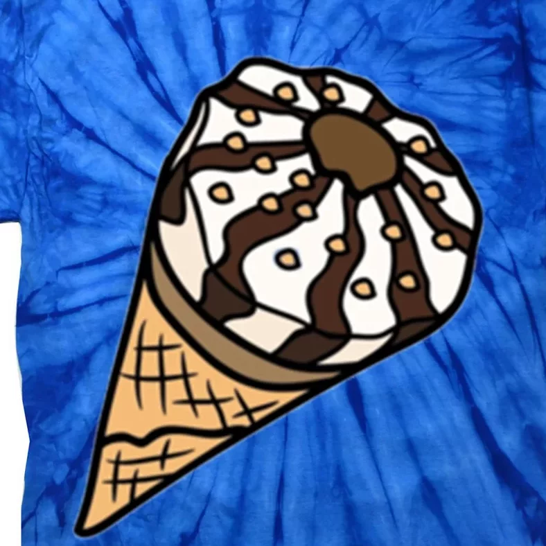 Ice Cream Day Design Ice Cream Party Cool Gift Tie-Dye T-Shirt