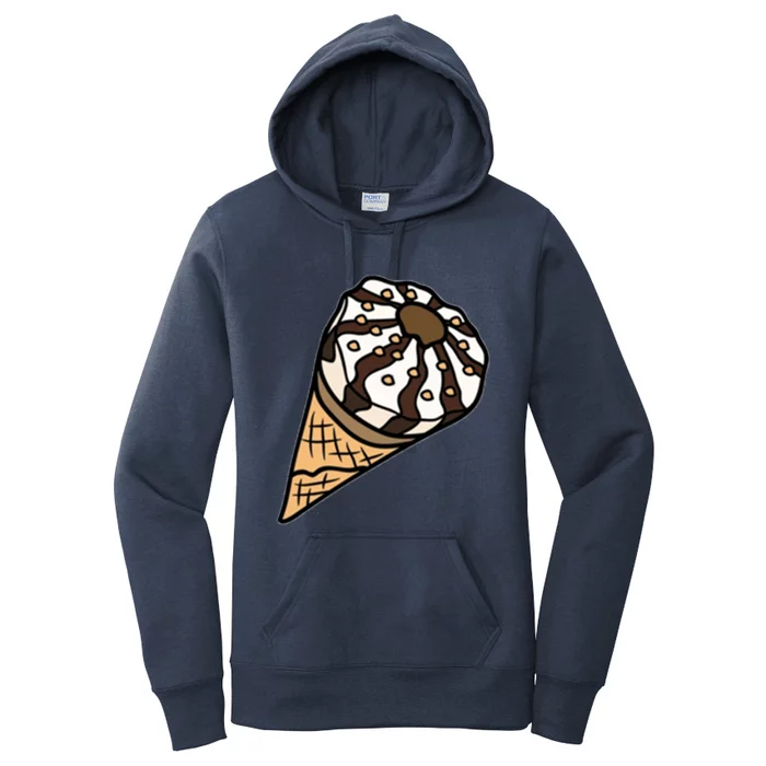 Ice Cream Day Design Ice Cream Party Cool Gift Women's Pullover Hoodie