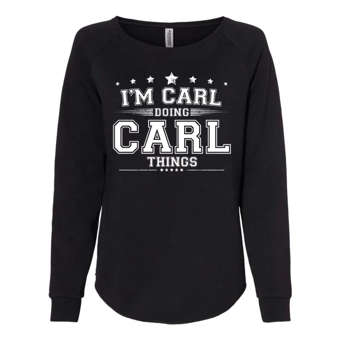 Im Carl Doing Carl Things Womens California Wash Sweatshirt