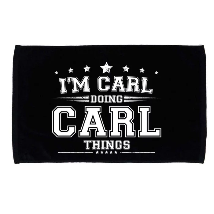 Im Carl Doing Carl Things Microfiber Hand Towel