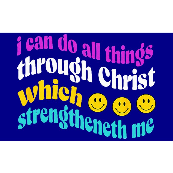 I Can Do All Things Inspirational Gift Bumper Sticker