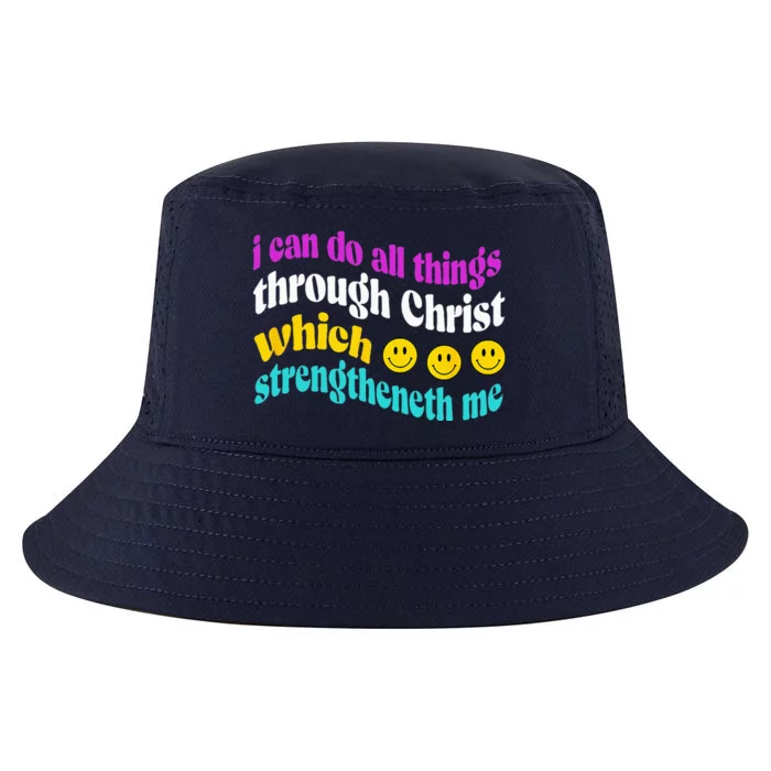 I Can Do All Things Inspirational Gift Cool Comfort Performance Bucket Hat