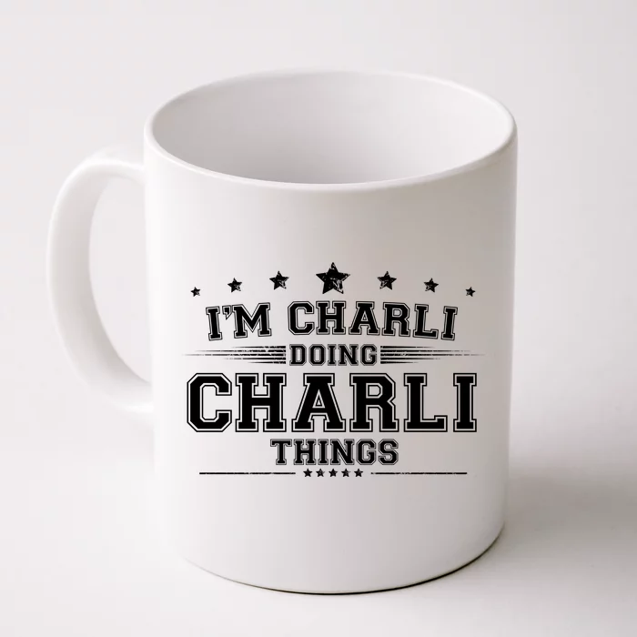 Im Charli Doing Charli Things Front & Back Coffee Mug