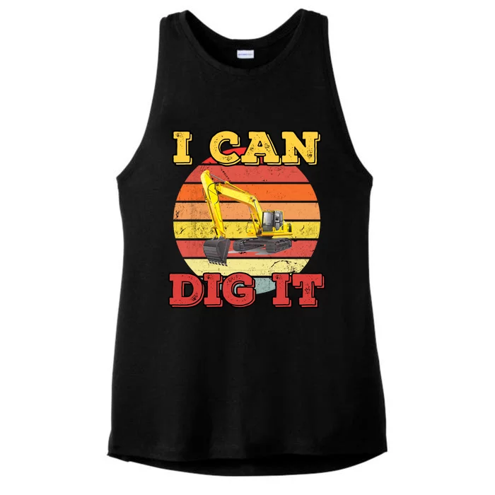 I Can Dig It! Ladies Tri-Blend Wicking Tank