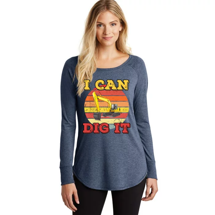 I Can Dig It! Women's Perfect Tri Tunic Long Sleeve Shirt