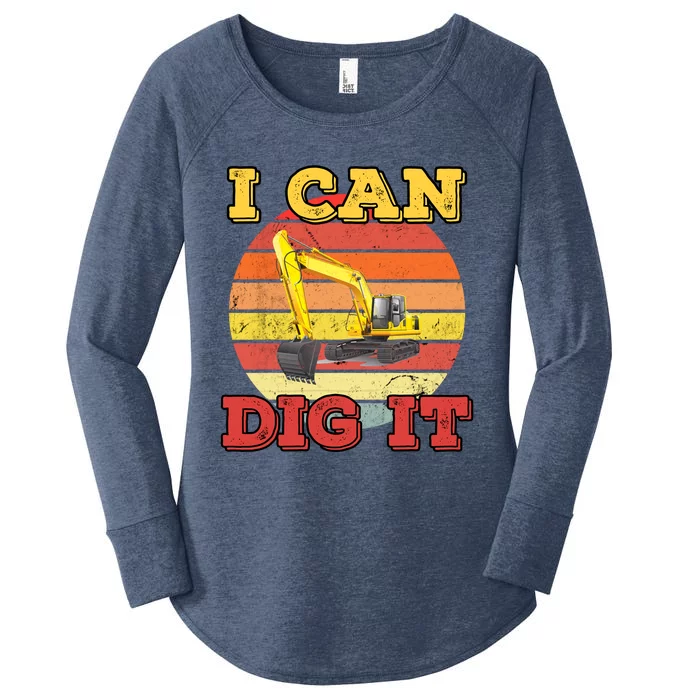 I Can Dig It! Women's Perfect Tri Tunic Long Sleeve Shirt