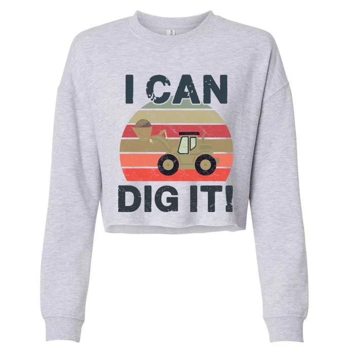 I Can Dig It! Cropped Pullover Crew