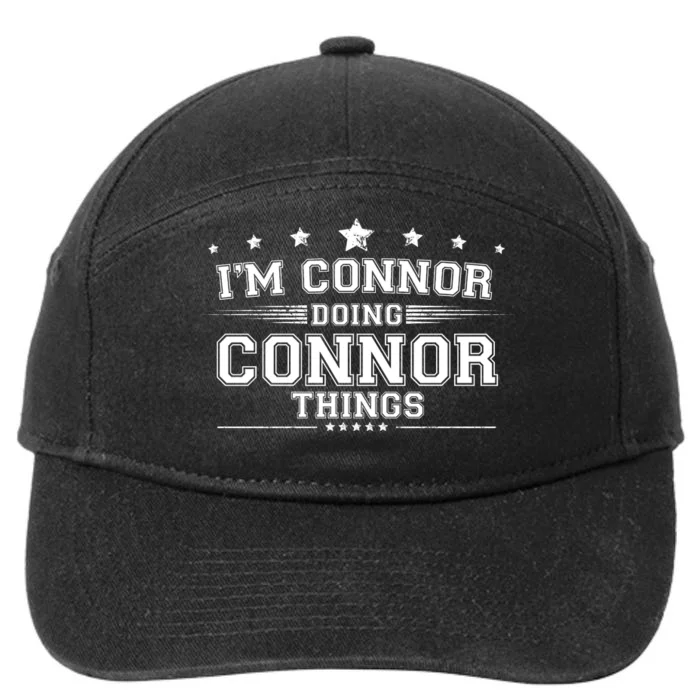 Im Connor Doing Connor Things 7-Panel Snapback Hat