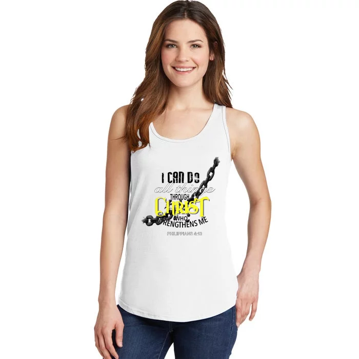 I Can Do All Things Through Christ Philippians 413 Bible Ladies Essential Tank