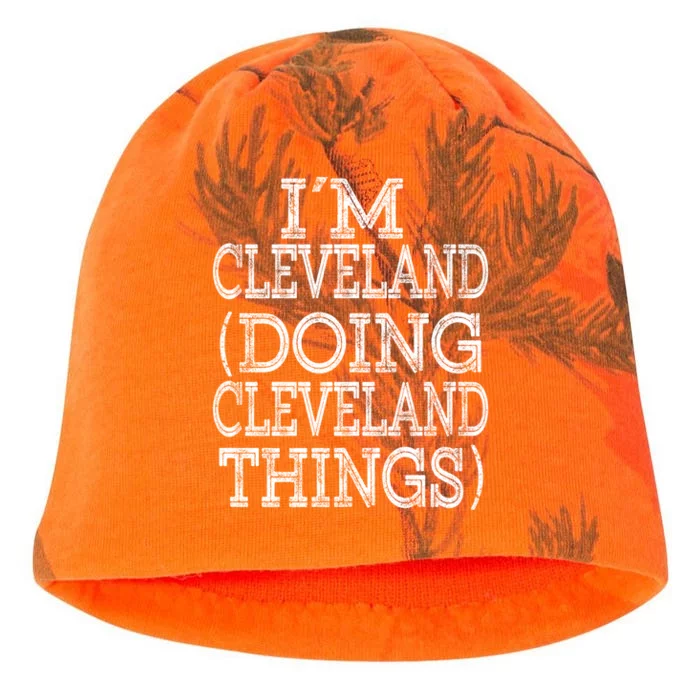 I'm Cleveland Doing Cleveland Things Family First Name Gift Kati - Camo Knit Beanie