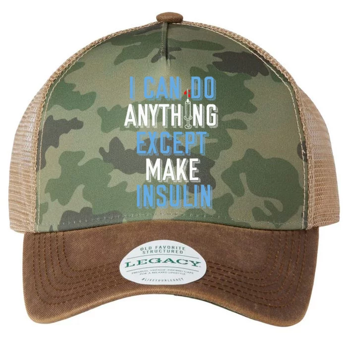 I Can Do Anything Except Insulin Type 1 Diabetes Awareness Legacy Tie Dye Trucker Hat