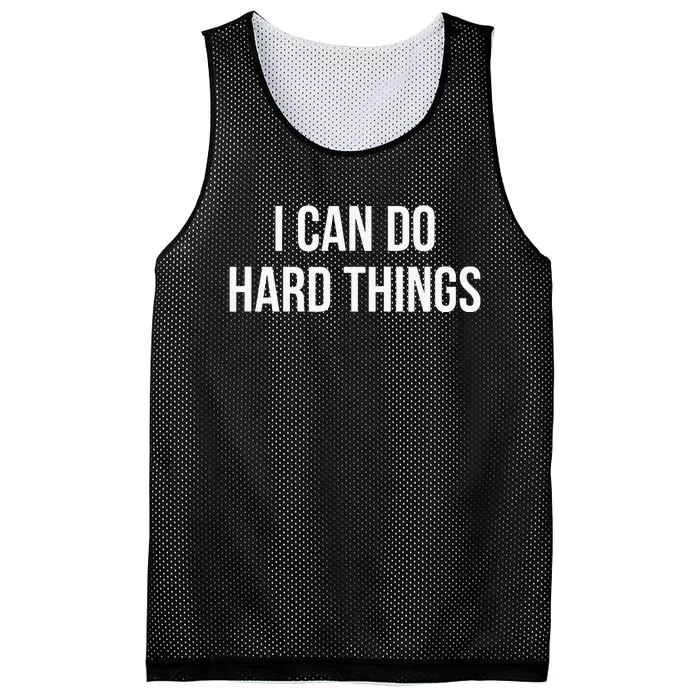 I Can Do Hard Things Mesh Reversible Basketball Jersey Tank