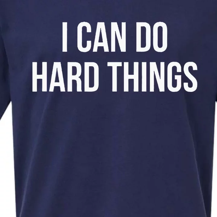 I Can Do Hard Things Sueded Cloud Jersey T-Shirt