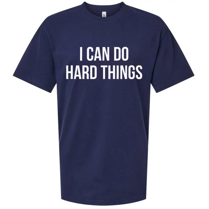 I Can Do Hard Things Sueded Cloud Jersey T-Shirt