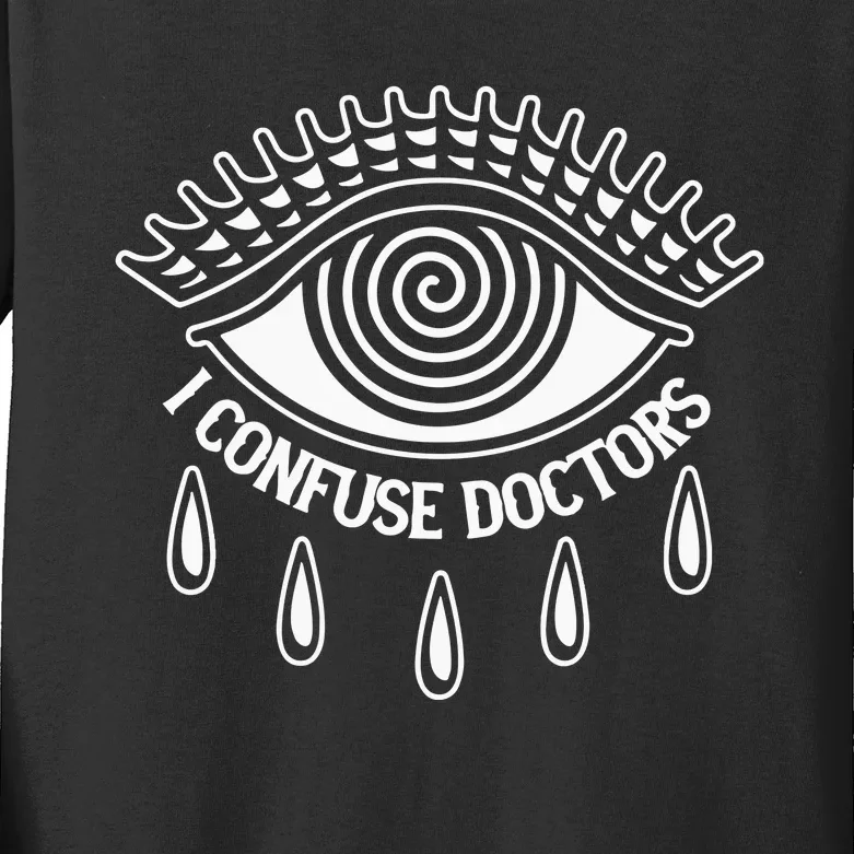 I Confuse Doctors Kids Long Sleeve Shirt