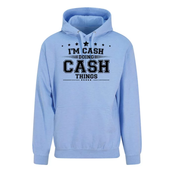 Im Cash Doing Cash Things Unisex Surf Hoodie