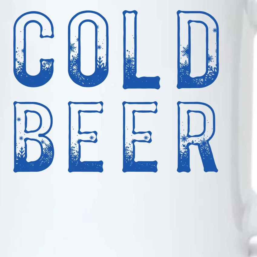 Ice Cold Beer Black Color Changing Mug