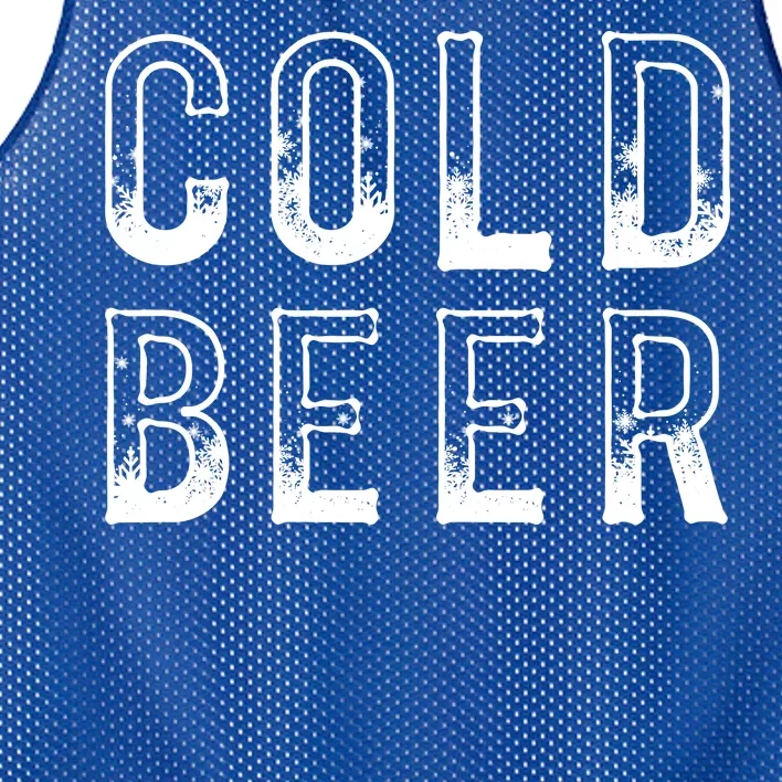 Ice Cold Beer Mesh Reversible Basketball Jersey Tank