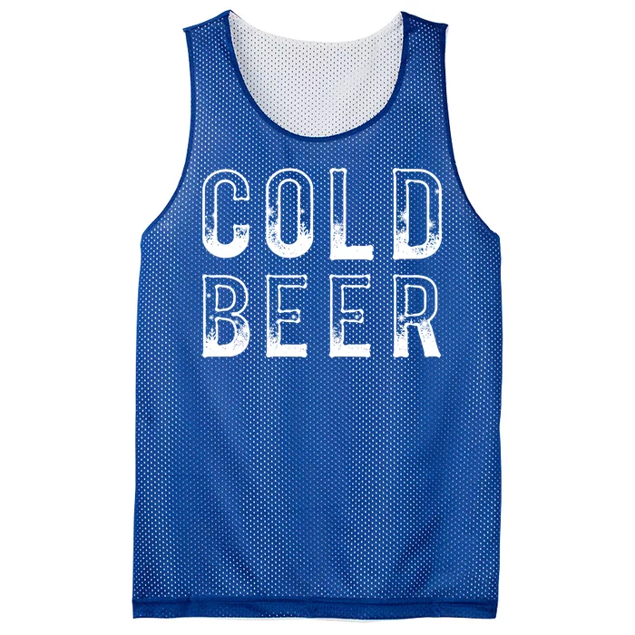 Ice Cold Beer Mesh Reversible Basketball Jersey Tank