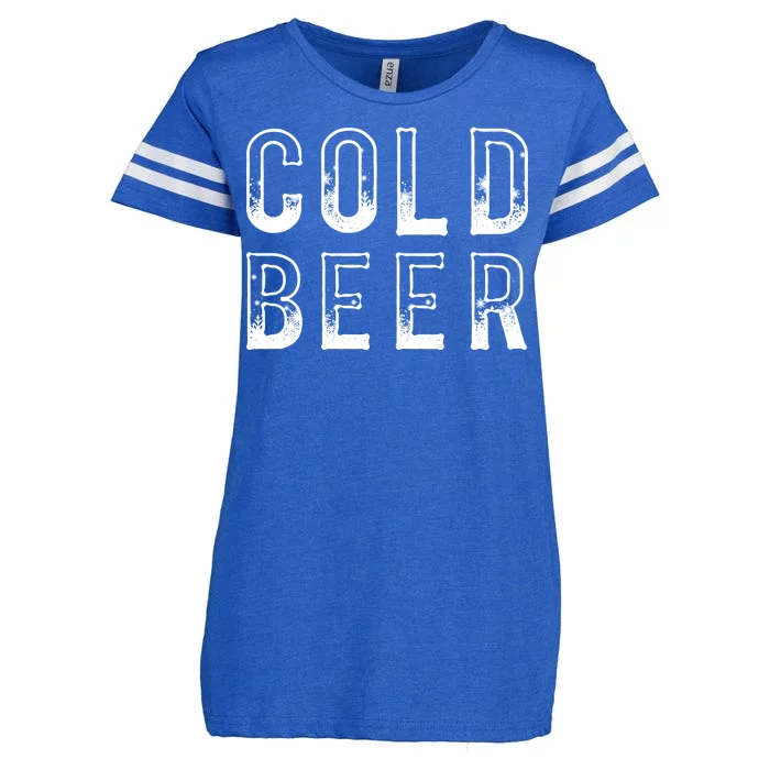 Ice Cold Beer Enza Ladies Jersey Football T-Shirt