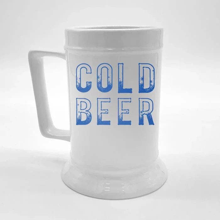 Ice Cold Beer Front & Back Beer Stein