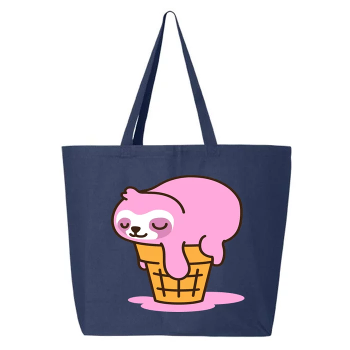 Ice Cream Sloth Cute 25L Jumbo Tote