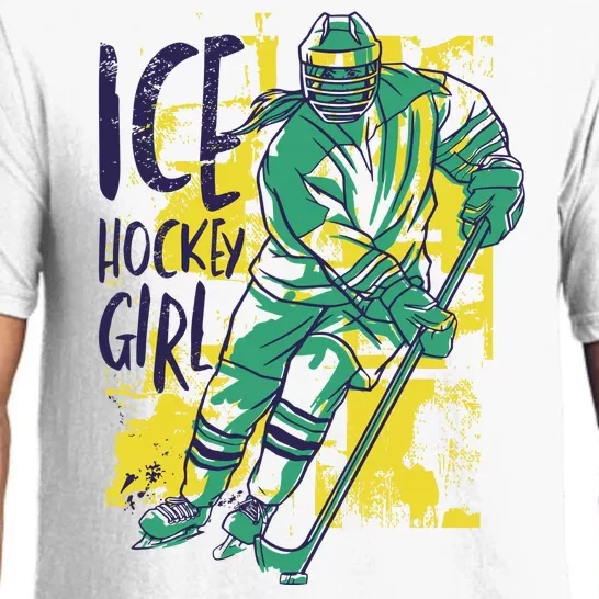 Ice Hockey Girl Pajama Set