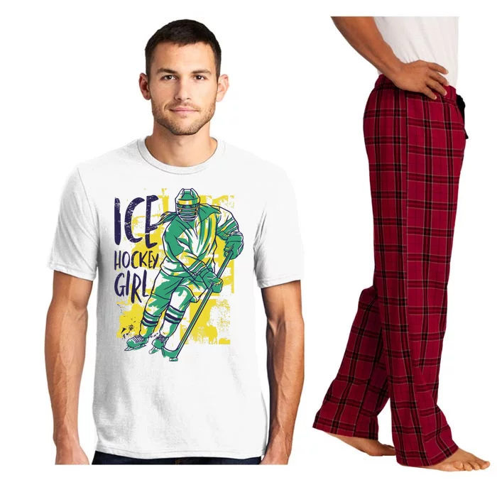 Ice Hockey Girl Pajama Set