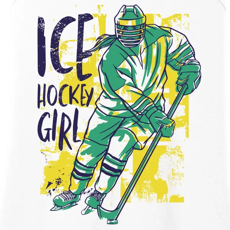 Ice Hockey Girl Ladies Essential Tank