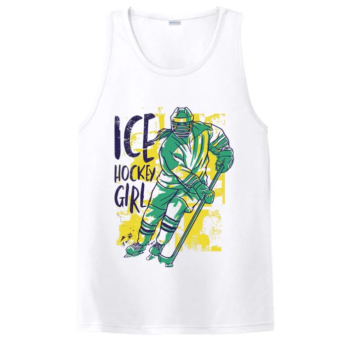 Ice Hockey Girl Performance Tank