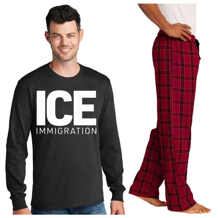 ICE Immigration Long Sleeve Pajama Set