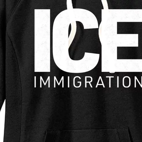 ICE Immigration Women's Fleece Hoodie