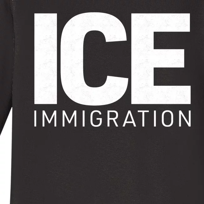 ICE Immigration Baby Long Sleeve Bodysuit