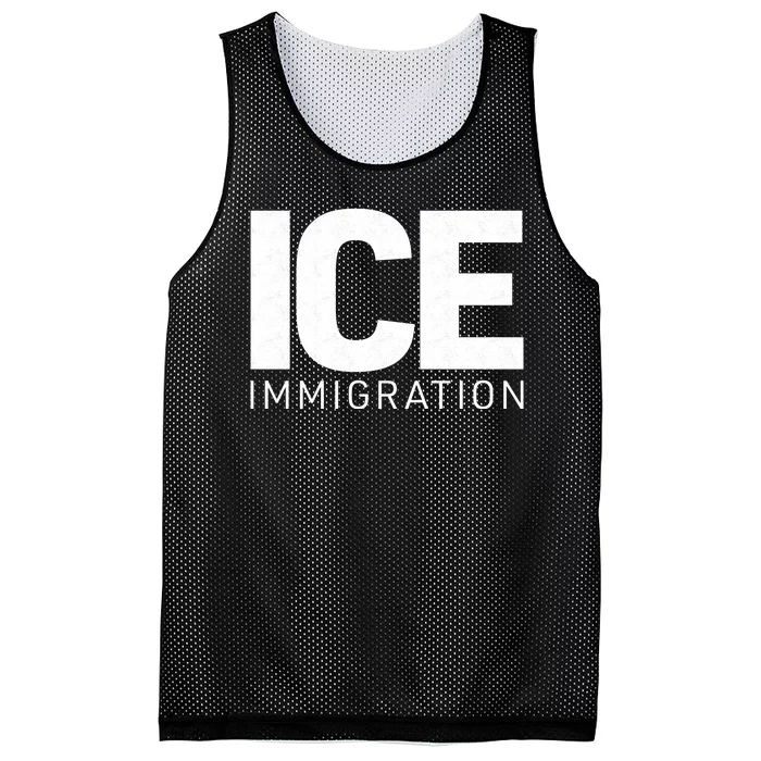 ICE Immigration Mesh Reversible Basketball Jersey Tank