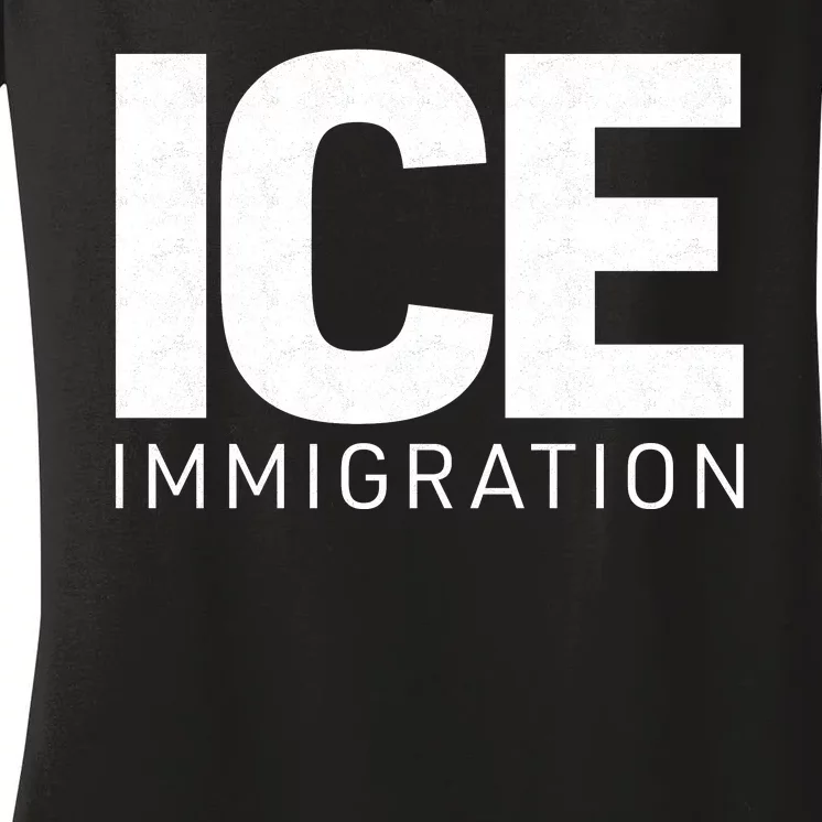 ICE Immigration Women's V-Neck T-Shirt