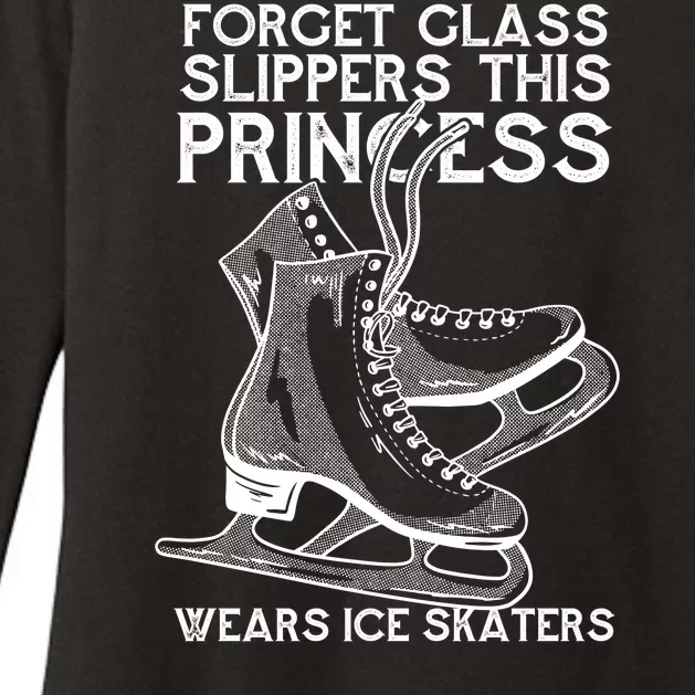 Ice Skating Princess Womens CVC Long Sleeve Shirt