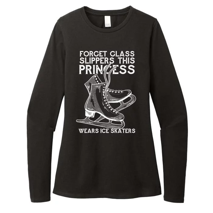 Ice Skating Princess Womens CVC Long Sleeve Shirt