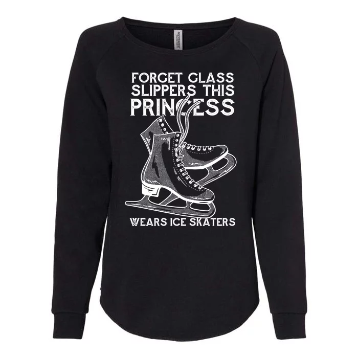 Ice Skating Princess Womens California Wash Sweatshirt