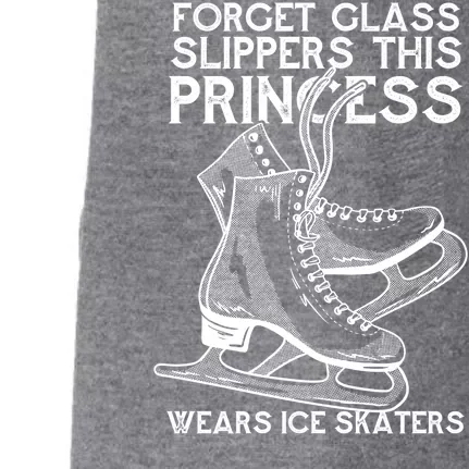 Ice Skating Princess Doggie 3-End Fleece Hoodie