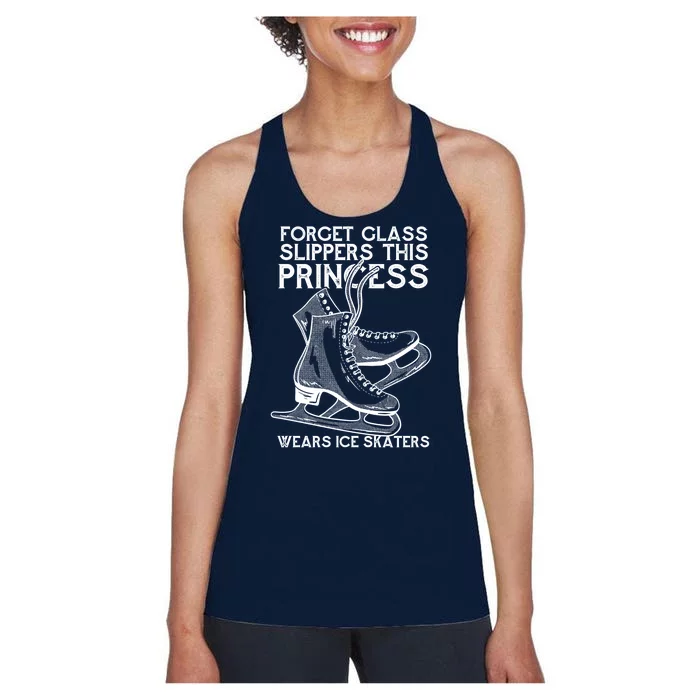 Ice Skating Princess Women's Racerback Tank