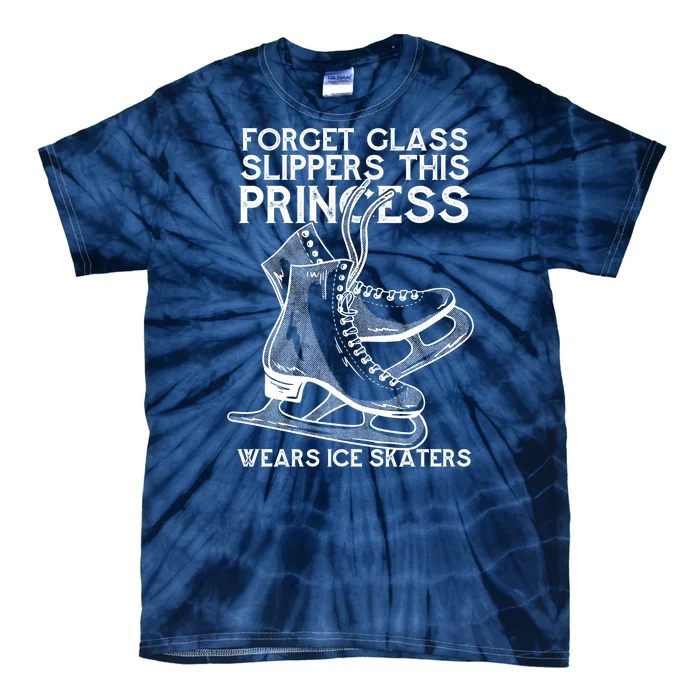 Ice Skating Princess Tie-Dye T-Shirt