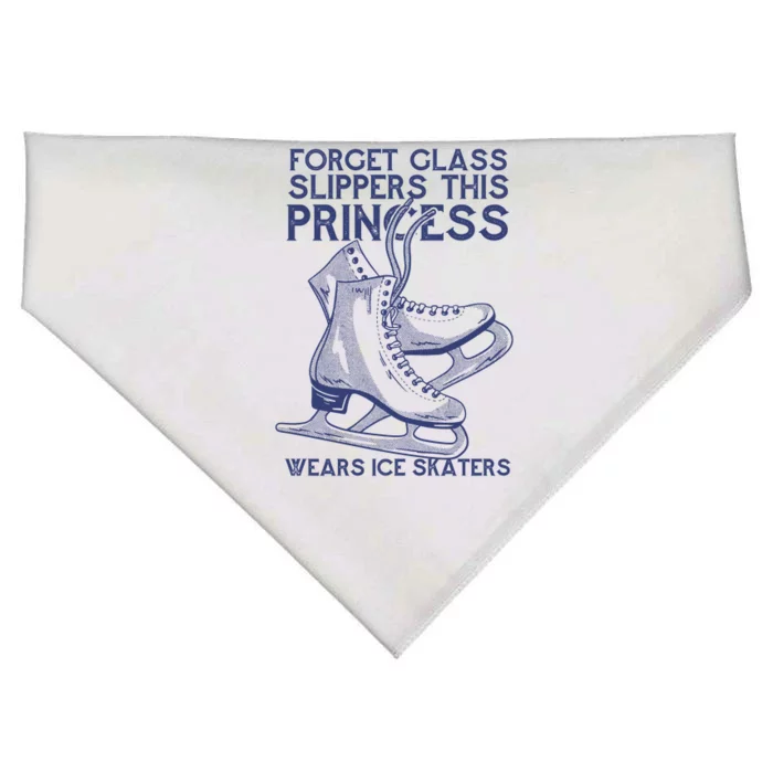 Ice Skating Princess USA-Made Doggie Bandana