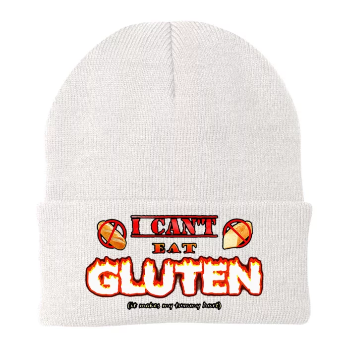 I Cant Eat Gluten It Makes My Tummy Hurt Knit Cap Winter Beanie