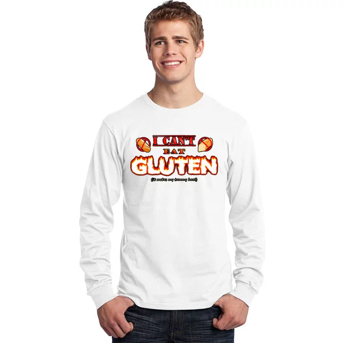 I CanT Eat Gluten It Makes My Tummy Hurt Tall Long Sleeve T-Shirt